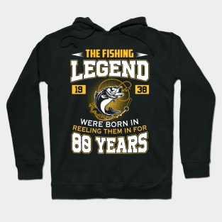 Mens 80th 1938 Birthday Hoodie